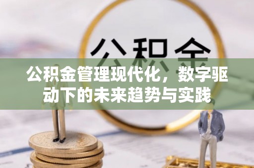 砚山公积金管理现代化，数字驱动下的未来趋势与实践