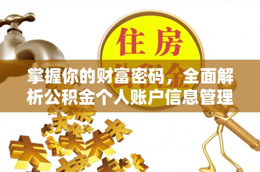 砚山掌握你的财富密码，全面解析公积金个人账户信息管理与优化